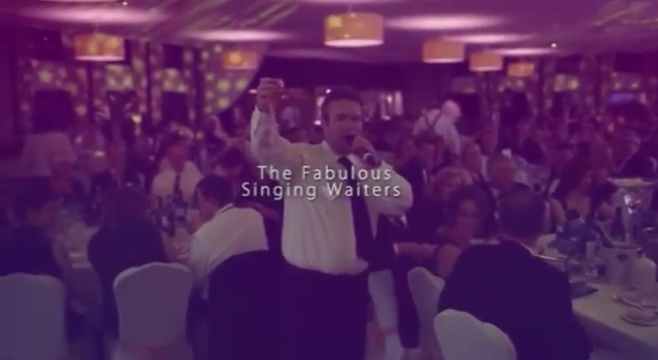 The Fabulous Singing Waiters video live band 