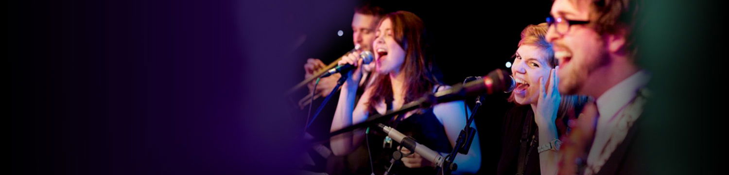 the swing smiths play at wembley stadium for d-link's european annual conference!