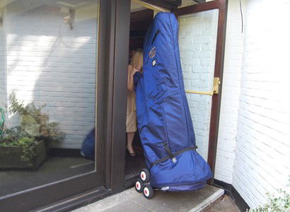 Moving the harp to drinks reception