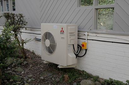 The new air conditioning unit