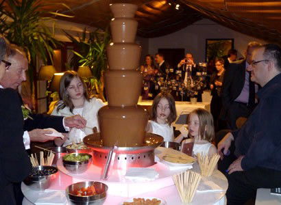 Chocolate fountain