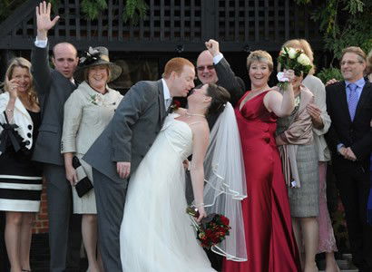 Bride and groom parents