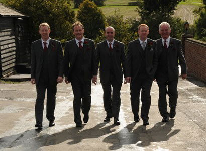 Groom and groomsmen