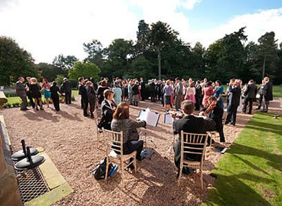 String quartet outside