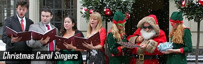 Christmas Carol Singers for hire for corporate events