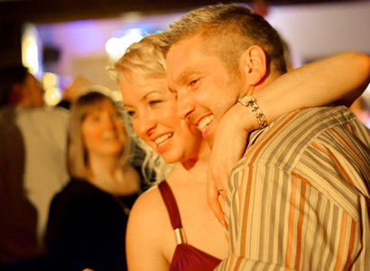 Clare and Steve dancing