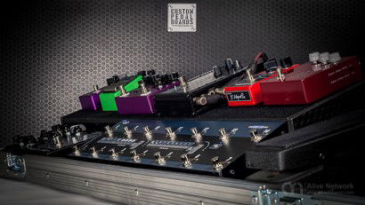 Custom Built Guitar Pedalboard