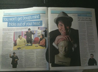 Newspaper article on Doug Segal