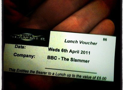 BBC lunch ticket