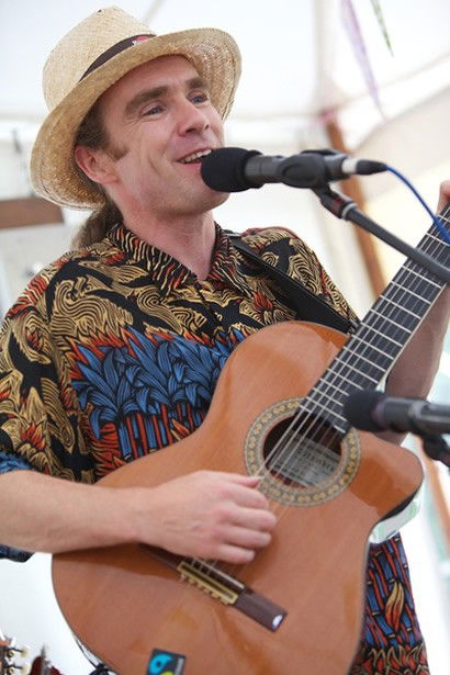 Mambo Jambo vocalist and guitarist