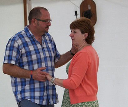 James and Laina dancing