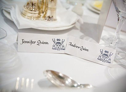 Top table place settings