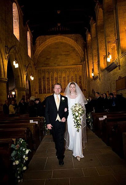 Bride and groom aisle