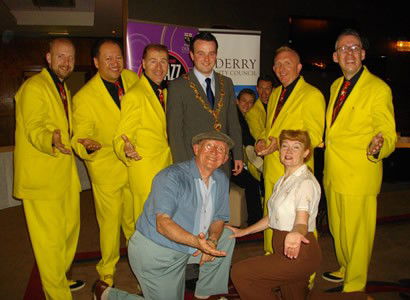 With the Mayor of Derry