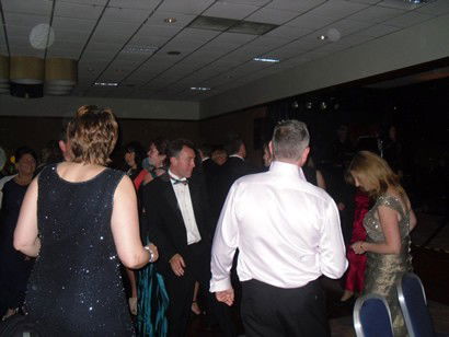 Guests dancing