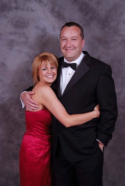 Katherine Barratt and Chairperson husband