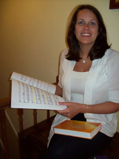 Lisa Carlisle preparing