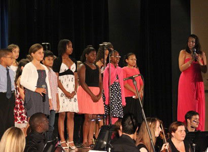 Singing Workshop perform on stage