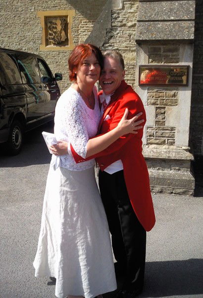 Greeted on arrival at venue