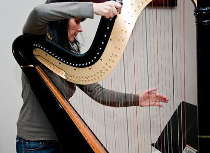 Tuning the harp