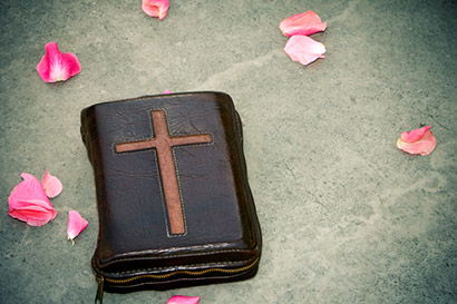 Religious music at a civil wedding ceremony
