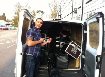 Loading the van