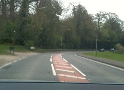 Heading to the motorway