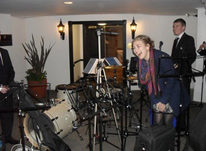 Set up for evening function band