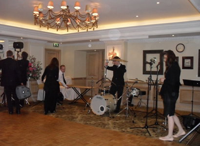 Set up in performance space