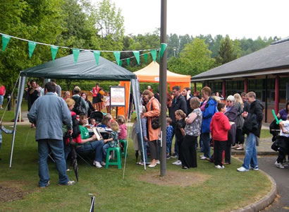 Queue for face painting