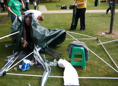 Dismantling workshop stands