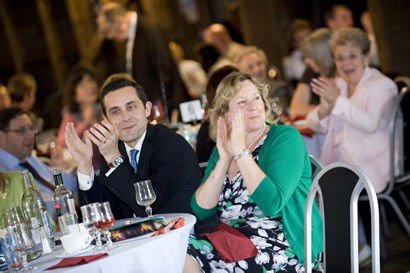 Applause from the audience