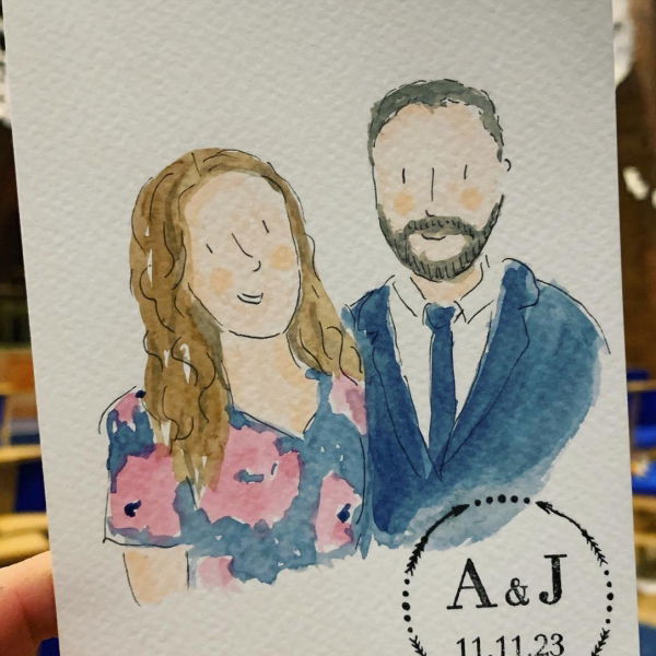 Whimsical Wedding Guest Illustrator