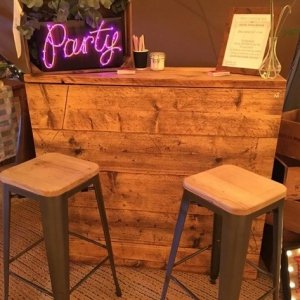 The Rustic Wooden Bar Mobile Bar Derbyshire