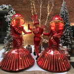 Wonderful RED LED show Dancer Review Corporate Event London