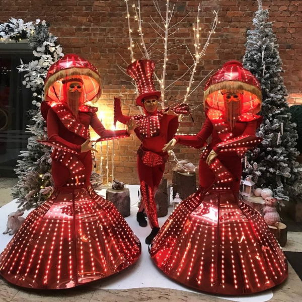 Wonderful RED LED show