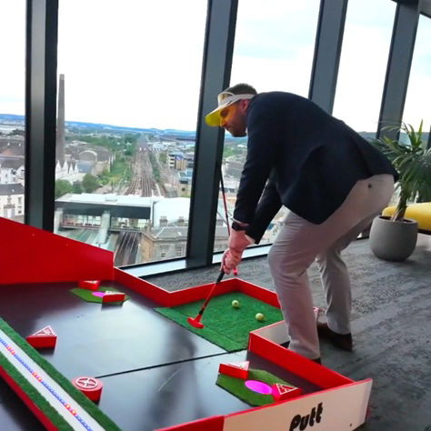 Putt Duel Giant and Outdoor Games Review Corporate Event Cambridgeshire