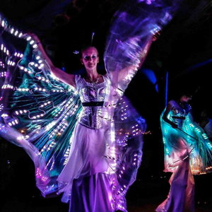 LED Stilt Walkers Street Performer Leicestershire
