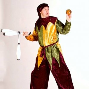 Jester Stilt Walkers Street Performer Leicestershire