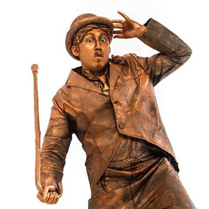Charlie Chaplin Living Statue