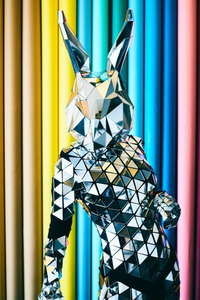 Robo Bunny Street Performer London