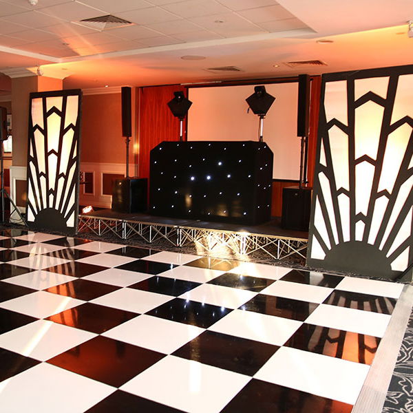 Black And White Dance Floor Hire Albert Hall Dance