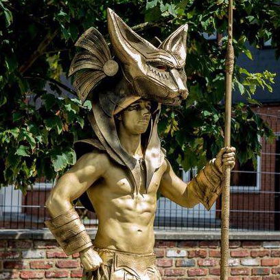 Egyptian Living Statues