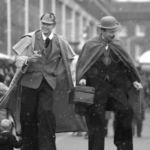 Sherlock Holmes and Dr Watson Lookalike Oxfordshire