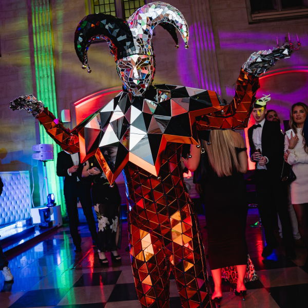 Jester Mirror Men Mix and Mingle Entertainer London