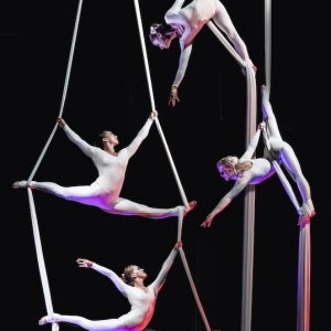 Aerial Silk Displays Circus Performer London