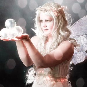 Contact Juggling White Fairy Circus Performer Suffolk