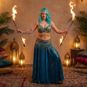 Arabian Nights Themed Entertainers Circus Performer Lancashire