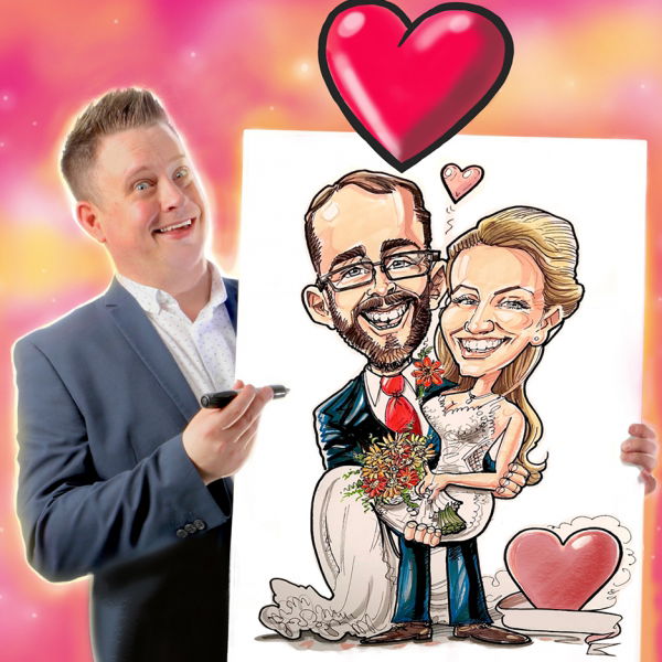 Caricature Party with Rich