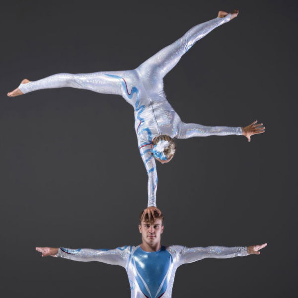 Christmas Acrobat Duo